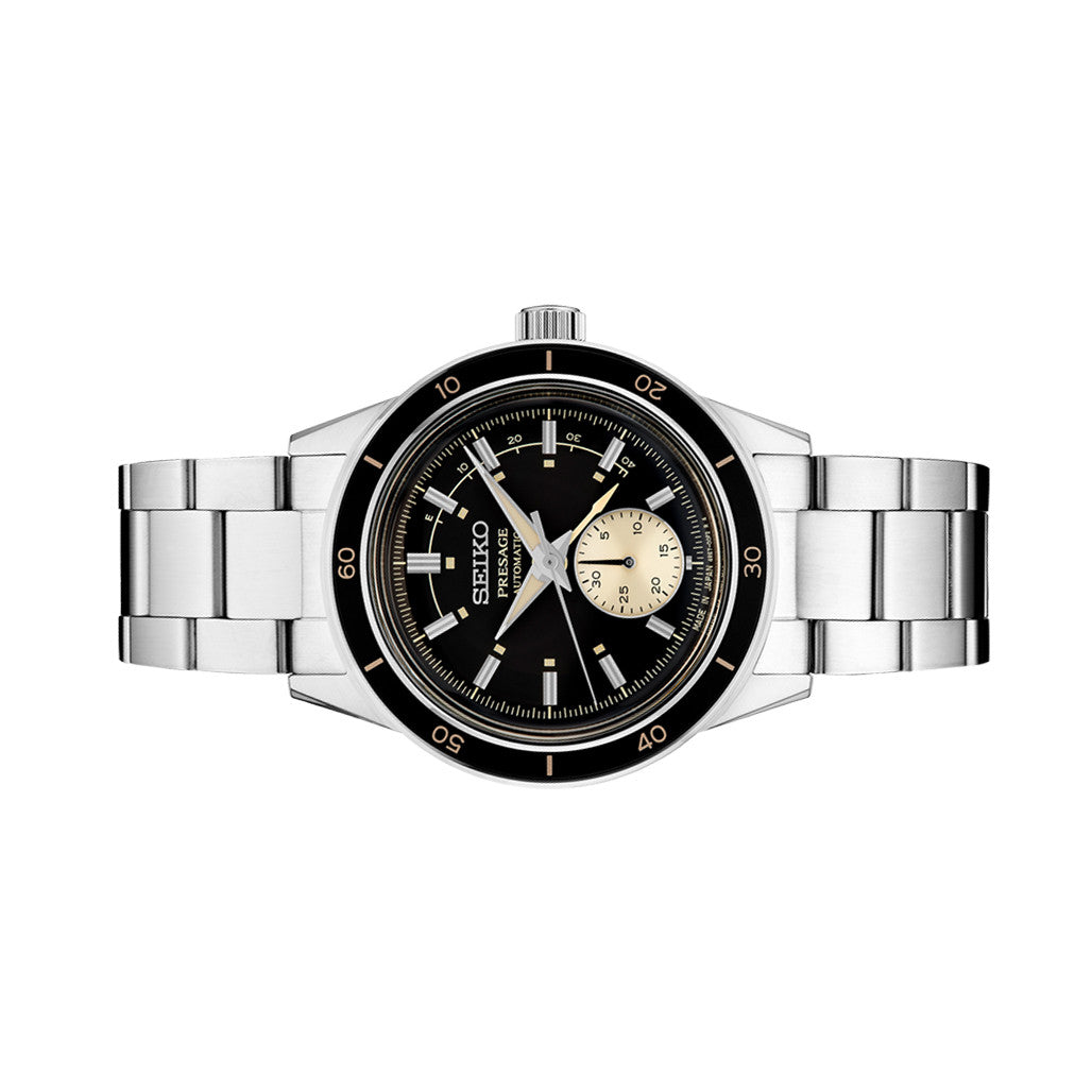 SEIKO PRESAGE オートマチック 海外モデル Seiko Presage 60's Style Automatic Dress Watch with Power Reserve