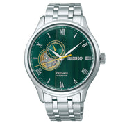 Seiko Presage Japanese Green Garden Automatic Dress Watch #SSA463