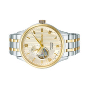 Seiko Presage Japanese Two-Tone Garden Automatic Dress Watch #SSA464
