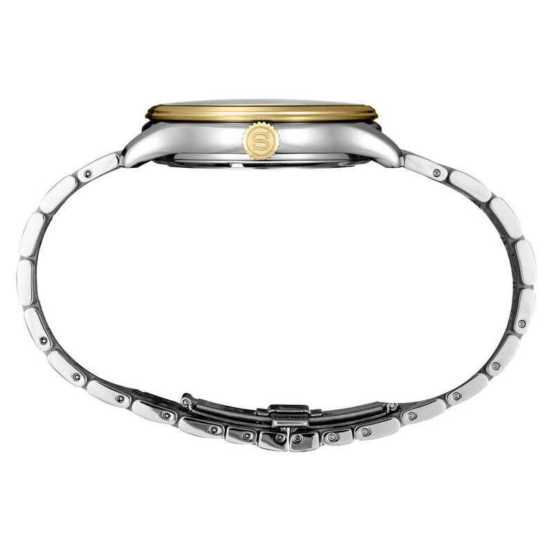 Seiko Presage Japanese Two-Tone Garden Automatic Dress Watch #SSA464