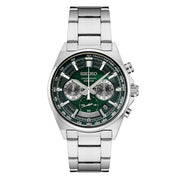 Seiko Quartz Chronograph with Multi-Layer Green Dial #SSB405 Zoom