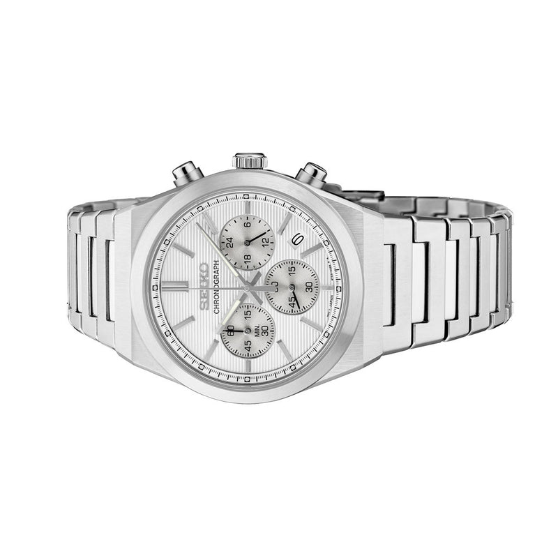 Seiko Essentials Sport Chronograph with Silver Dial #SSB451