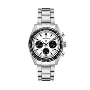Seiko Prospex Speedtimer Solar Chronograph with White Dial #SSC813