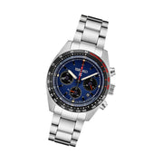 Seiko Prospex Speedtimer Solar Chronograph with Dark Blue Dial #SSC815 tilt