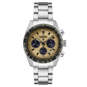 Seiko Prospex Speedtimer Solar Chronograph with Beige Dial #SSC817 zoom