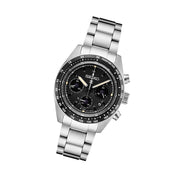 Seiko Prospex Speedtimer Solar Chronograph with Black Dial #SSC819 tilt