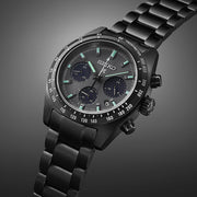 Seiko Prospex 41mm Speedtimer Solar Chronograph in black IP Plating #SSC917