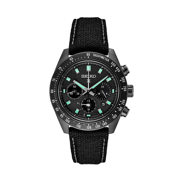 Seiko Prospex Black Series Speedtimer Solar Chronograph #SSC923