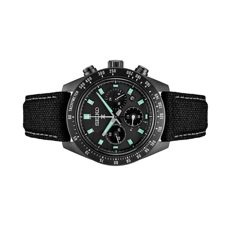 Seiko Prospex Black Series Speedtimer Solar Chronograph #SSC923