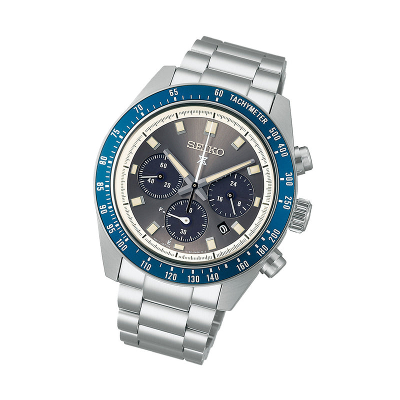 Seiko Prospex Speedtimer Solar Chronograph with Gray Dial #SSC939