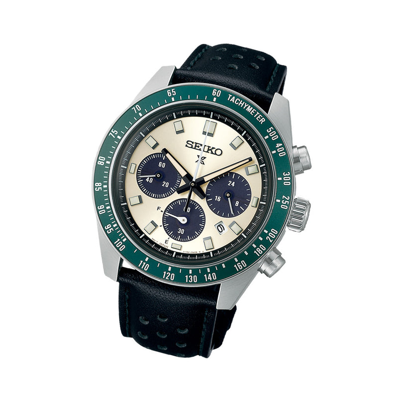 Seiko Prospex Speedtimer Solar Chronograph with Ivory Dial #SSC943