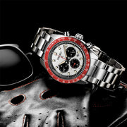 Seiko Prospex Speedtimer Solar Chronograph with Silver Dial #SSC945
