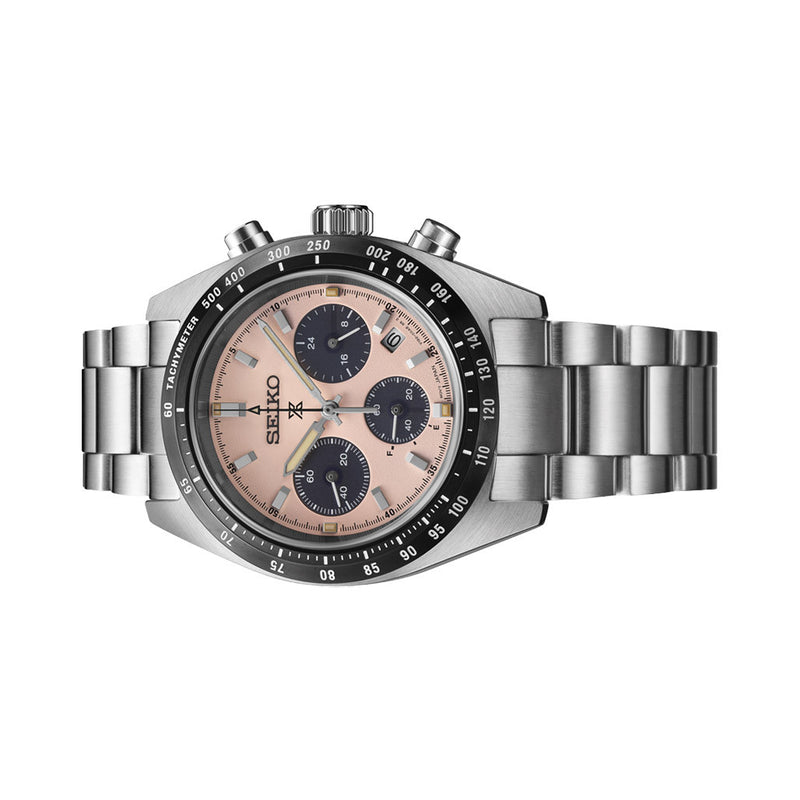 Seiko Prospex Speedtimer Solar Chronograph with Pink Dial #SSC963