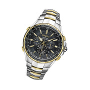 Seiko Coutura Radio-Sync Solar Chronograph Two-Tone Mens Watch #SSG010