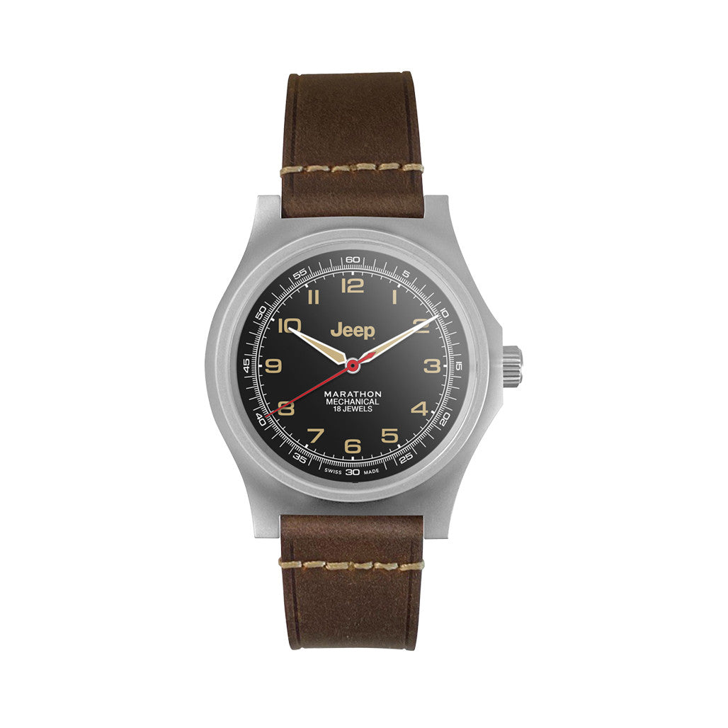 Jeep x Marathon 41mm Willys SSGPM Officers Swiss Mechanical Watch