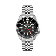 Seiko 5 Sports Automatic GMT Watch with Black Dial #SSK001