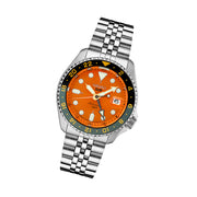 Seiko 5 Sports Automatic GMT Watch with Orange Dial #SSK005