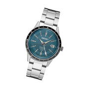 Seiko Presage 60's Style Automatic GMT Dress Watch with Blue Dial #SSK009