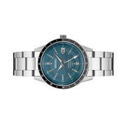 Seiko Presage 60's Style Automatic GMT Dress Watch with Blue Dial #SSK009