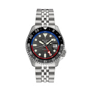 Seiko 5 Sports Automatic GMT Watch with Grey Dial #SSK019
