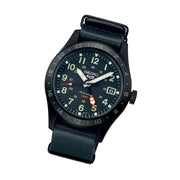 Seiko 5 Sports Automatic GMT Field Watch with Black Case and Dial #SSK025