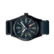 Seiko 5 Sports Automatic GMT Field Watch with Black Case and Dial #SSK025
