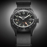 Seiko 5 Sports Automatic GMT Field Watch with Black Case and Dial #SSK025