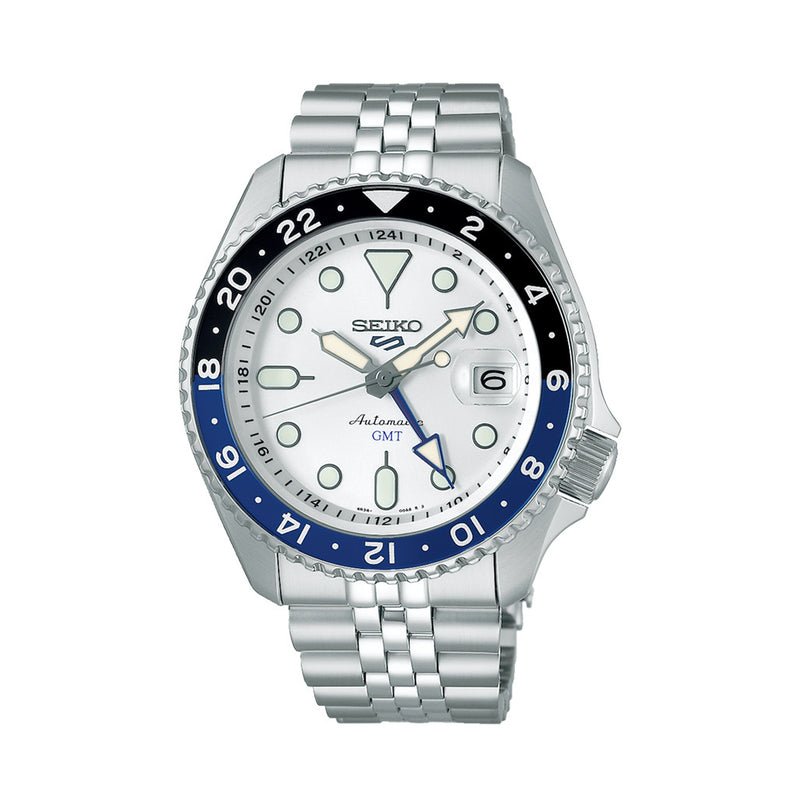 Seiko 5 Sports Automatic GMT Watch with Blue Dial #SSK003