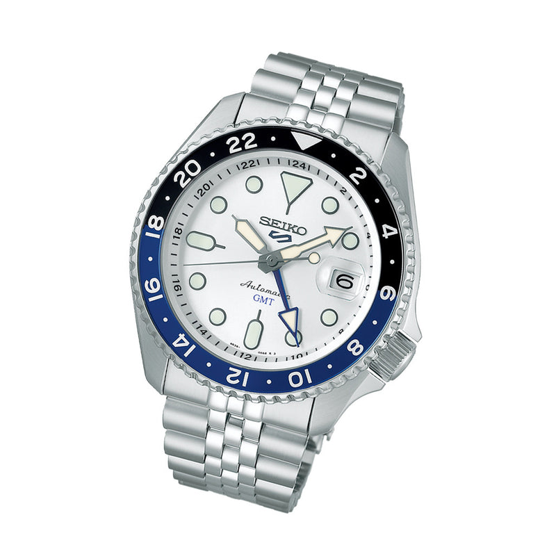 Seiko 5 Sports Automatic GMT Watch with Blue Dial #SSK003