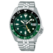Seiko 5 Sports Automatic GMT Watch with Green Dial #SSK035