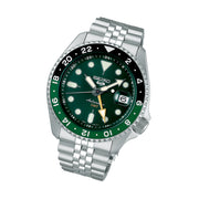 Seiko 5 Sports Automatic GMT Watch with Green Dial #SSK035