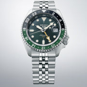 Seiko 5 Sports Automatic GMT Watch with Green Dial #SSK035