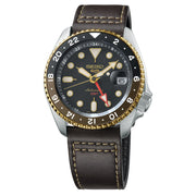 Seiko 5 Sports Automatic GMT Watch with Brown Dial #SSK036