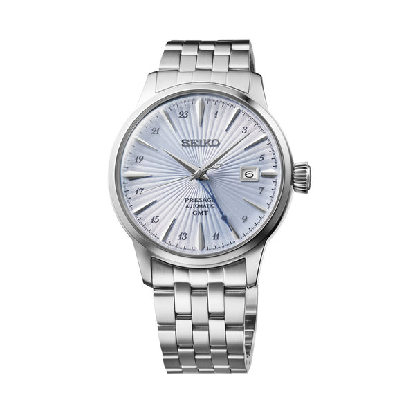 Seiko Presage Cocktail Time GMT with Light Blue Dial #SSK037
