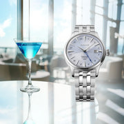 Seiko Presage Cocktail Time GMT with Light Blue Dial #SSK037