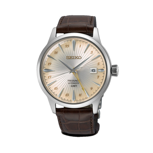 Seiko Presage Cocktail Time GMT with Ivory Dial #SSK041