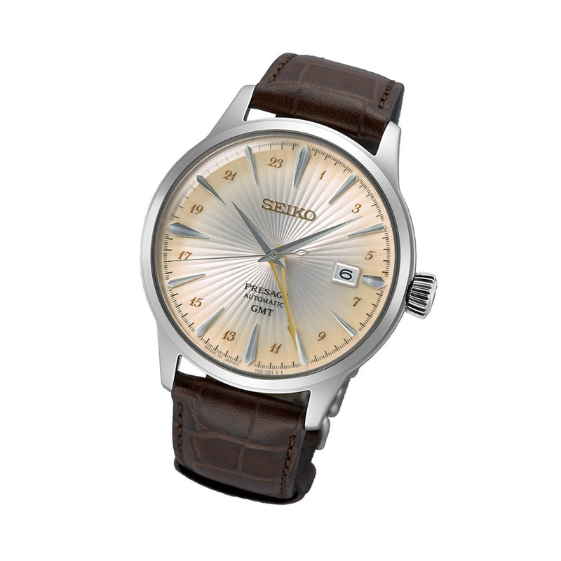 Seiko Presage Cocktail Time GMT with Ivory Dial #SSK041