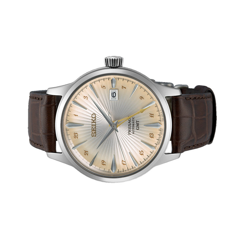 Seiko Presage Cocktail Time GMT with Ivory Dial #SSK041