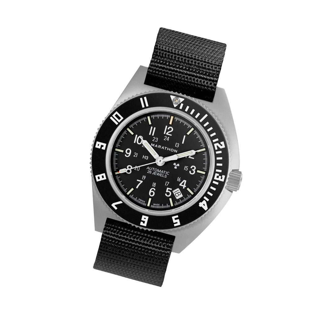 Marathon Swiss 41mm Automatic Navigator with Date on Ballistic