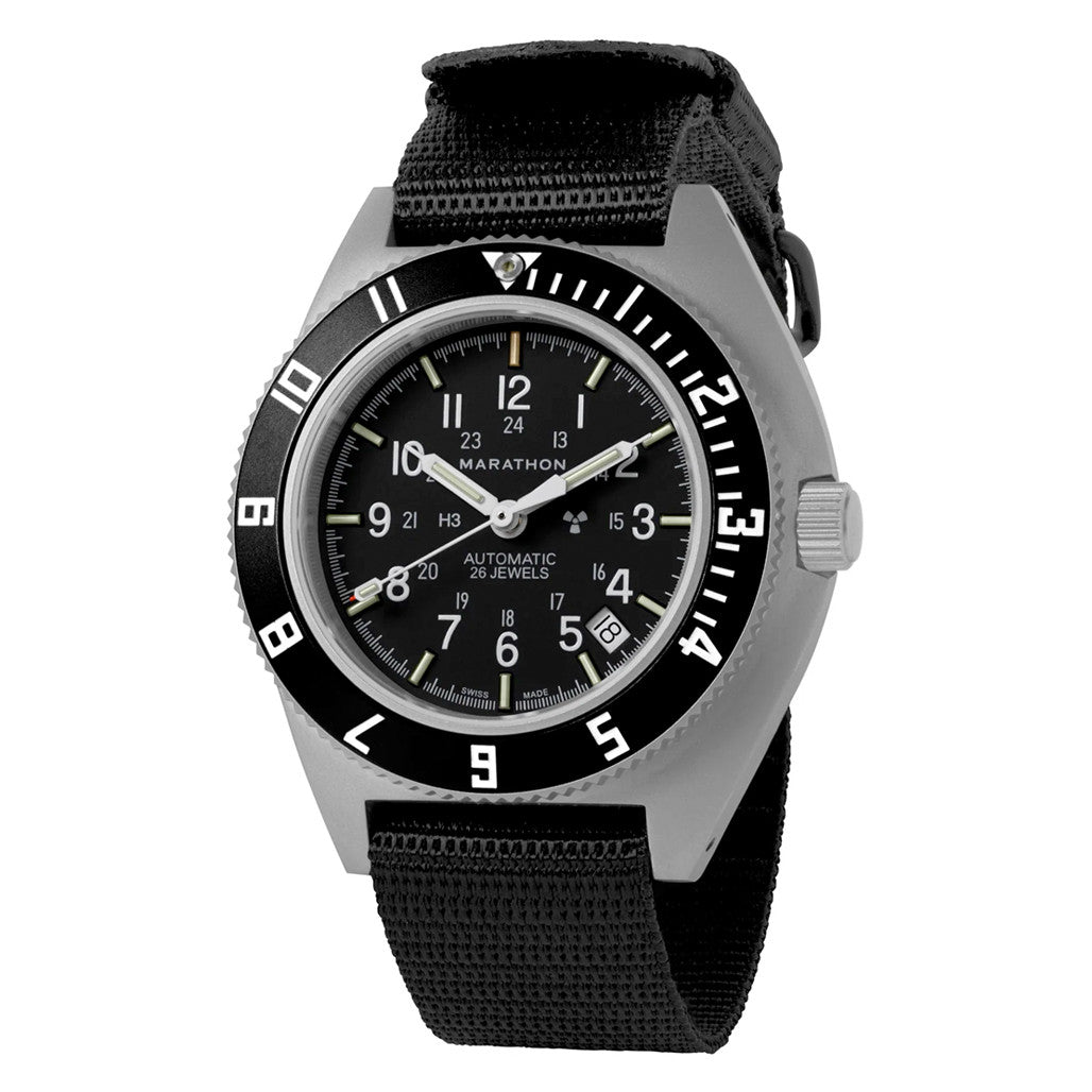 Marathon Swiss 41mm Automatic Navigator with Date on Ballistic