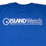 Island Watch Short-Sleeve Unisex T-Shirt in Royal Blue #SSTS-B back