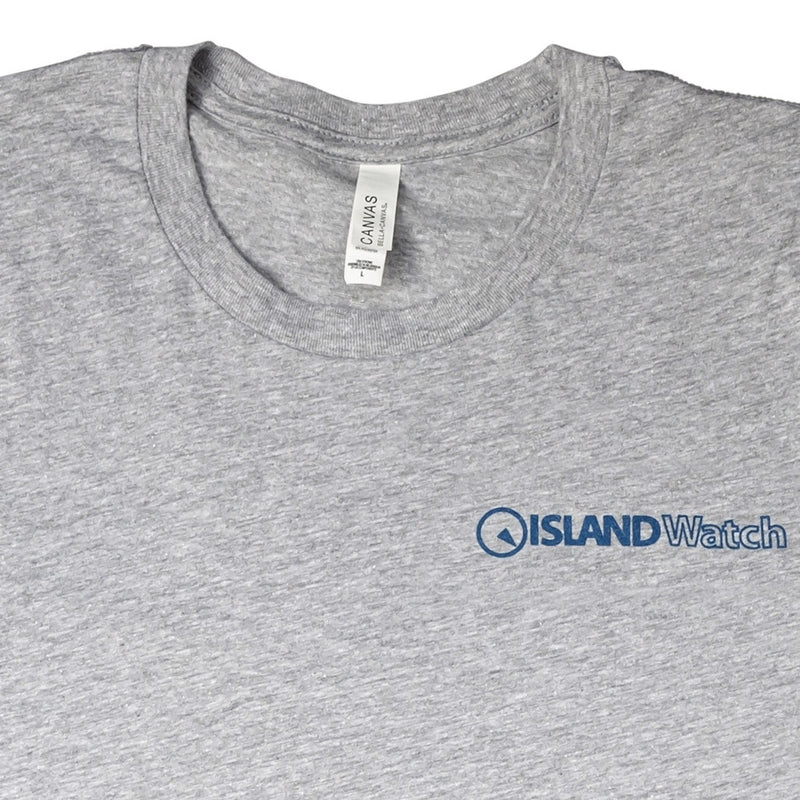 Island Watch Short-Sleeve Unisex T-Shirt in Grey #SSTS-G front