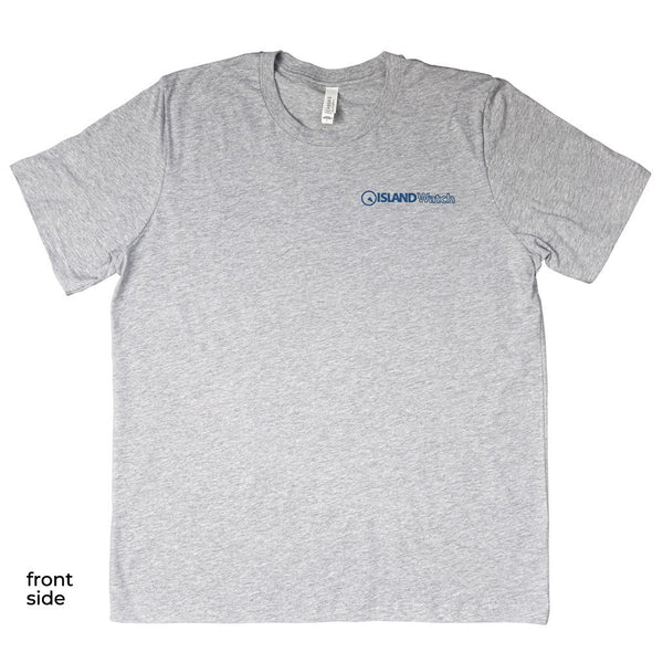 Island Watch Short-Sleeve Unisex T-Shirt in Grey #SSTS-G front
