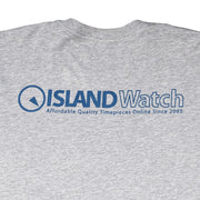 Island Watch Short-Sleeve Unisex T-Shirt in Grey #SSTS-G back