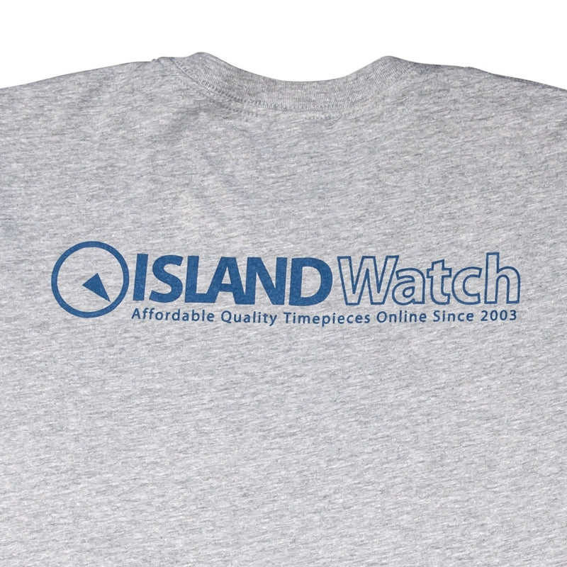 Island Watch Short-Sleeve Unisex T-Shirt in Grey #SSTS-G back