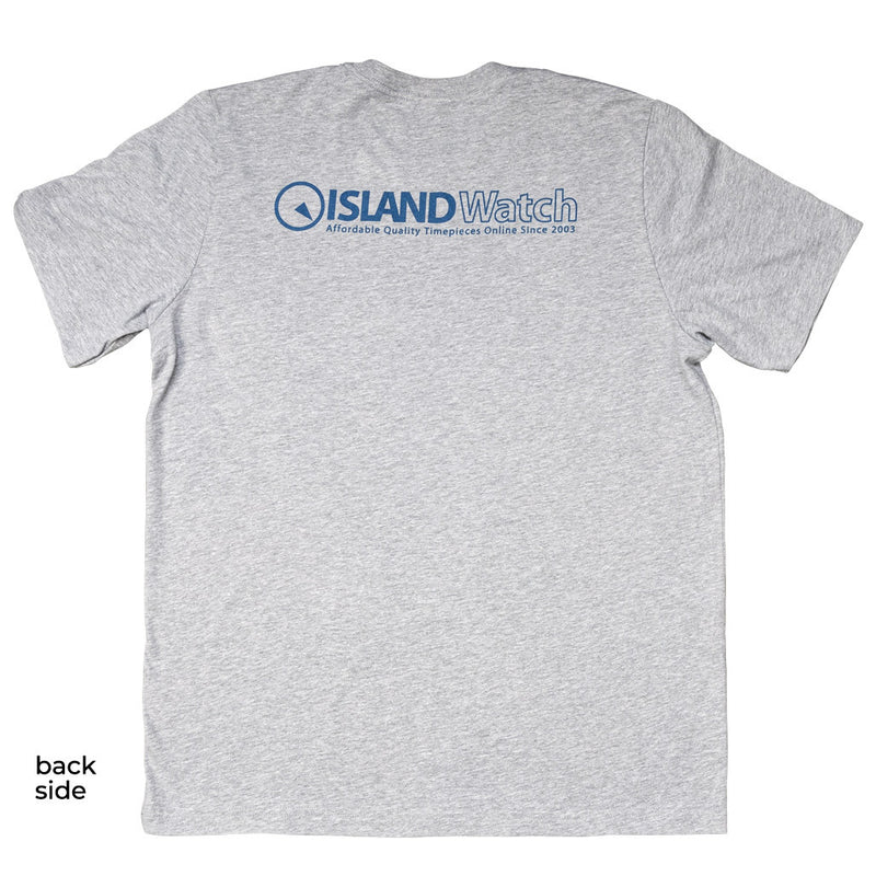 Island Watch Short-Sleeve Unisex T-Shirt in Grey #SSTS-G back