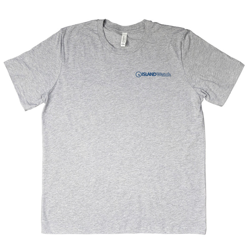 Island Watch Short-Sleeve Unisex T-Shirt in Grey #SSTS-G front