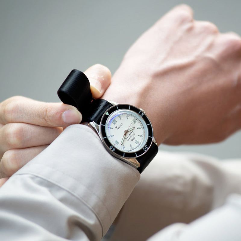 Squale Limited Edition Swiss Made Automatic Dive Watch with White Dial #SUB-3920-Artico
