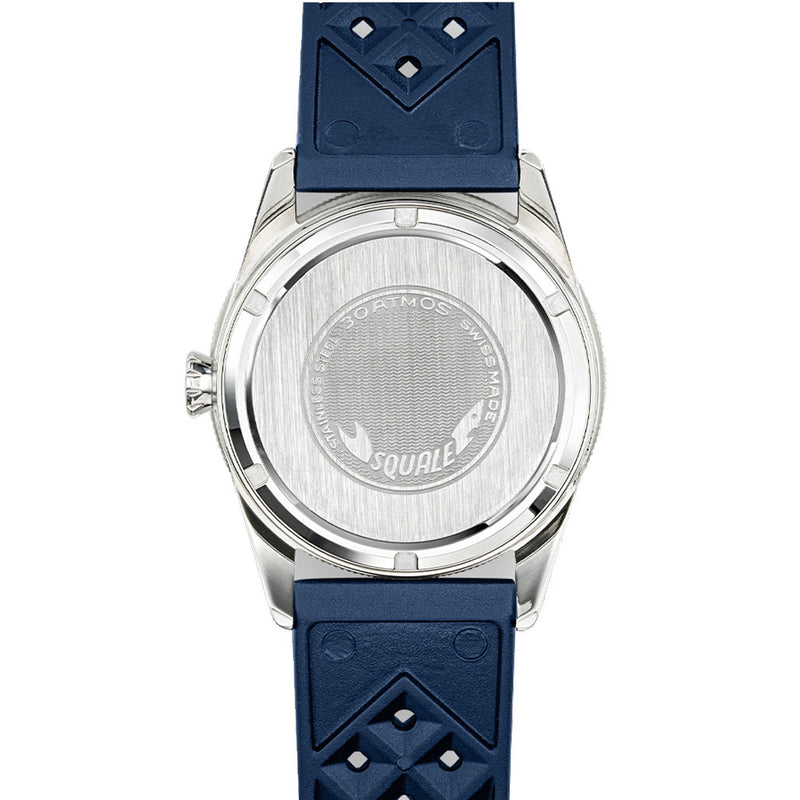 Squale 300 Meter Swiss Made Automatic Dive Watch with Blue Dial  #SUB-39RD back