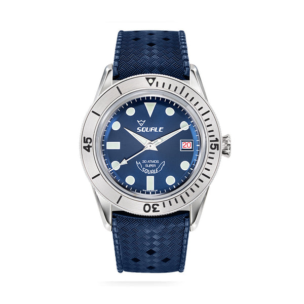 Squale 300 Meter Swiss Made Automatic Dive Watch with Blue Dial  #SUB-39RD